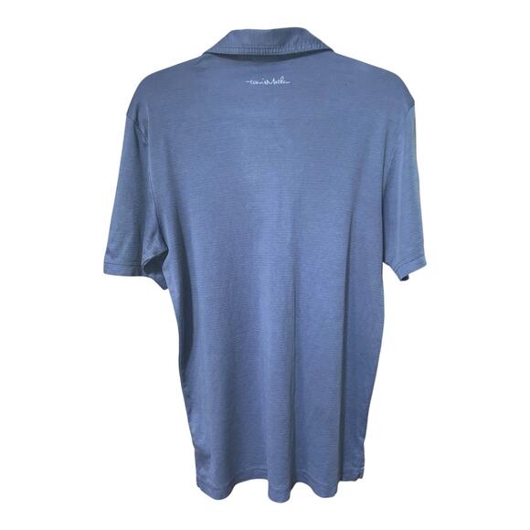 Travis Mathew Golf Polo Shirt Size Small Blue Short Sleeve Lightweight - Picture 2 of 7